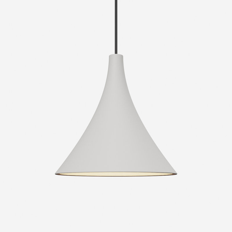 Gota Pendant Light, Stone, Black, 20" H x 9.84" W x 9.84" D