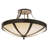 Urban Spoked Semi Flush Mount