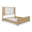 Très grand lit 1 pièce brun, bois naturel, blanc l 87,25 po x H 79 po-2075922484