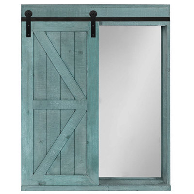 Black Aluminum Single Door Barn Door Hardware Kit Standard Single