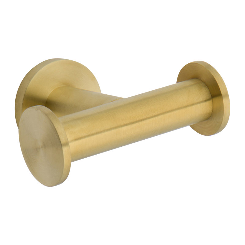 Priya Double Robe Hook, Forever Brass (PVD)