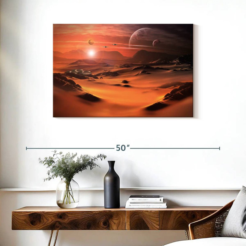 Planète extraterrestre Kelan Sci Fi, H 24 po x l 36 po