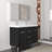 Roylene 47.2'' Double Bathroom Vanity with Solid Surface Top-21383981