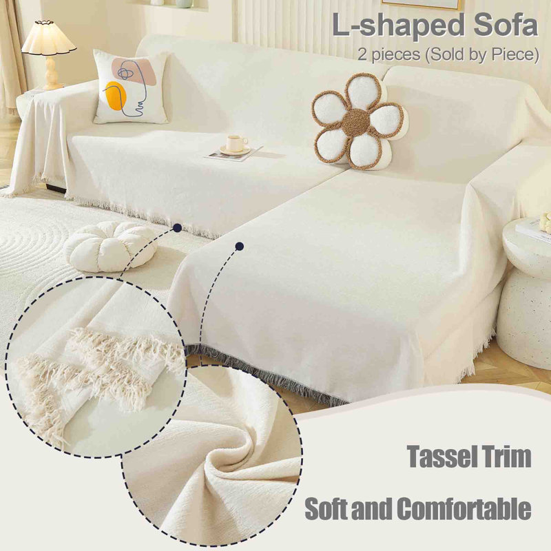 Sofa Slipcover, Beige