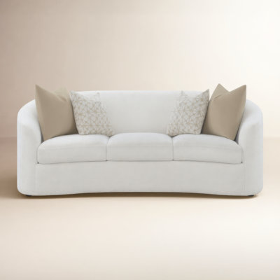 Ashleen 88.5" Round Arm Curved Sofa