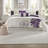 Elegant Floral Bedding Sets, Cotton Purple Comforter For Home Use