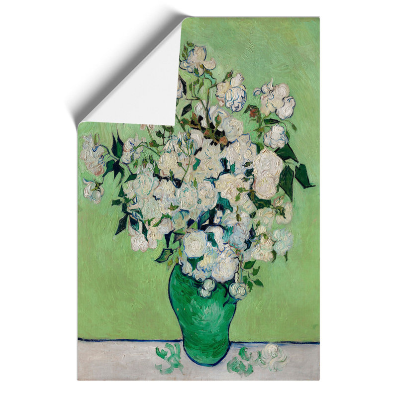 Roses by Vincent van Gogh - Frameless Print, 59cm H x 42cm W x 0.1cm D