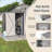 Versatile Metal Storage Shed with Advanced Design for Multiple Scenarios-111993846