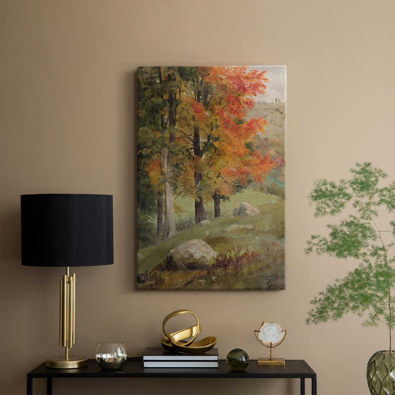 Paysage rétro CCXLVIII - Cavas enveloppés de galerie, H 36 po x l 24 po