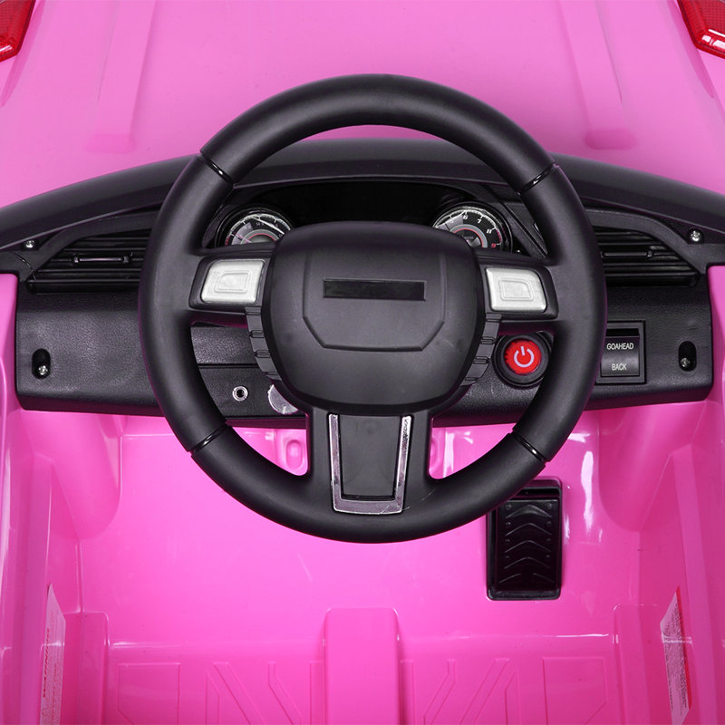 Pink 6V Kids Ride-On Truck with Remote Control