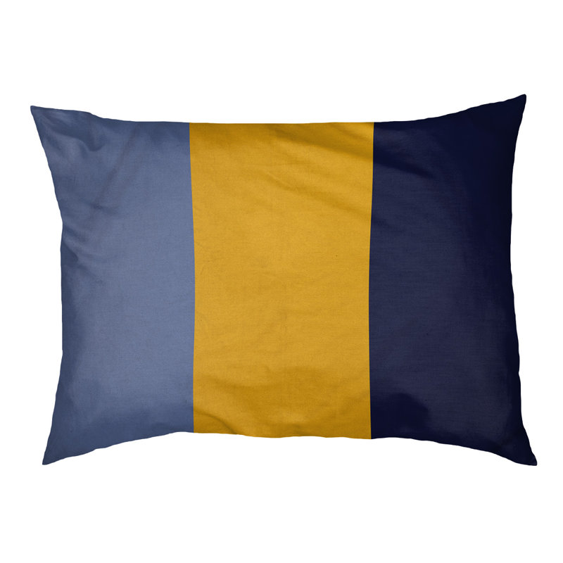 Pet Bed, Medium (18" L x 28" W), Basketball Blue/Basketball Yellow/Basketball Navy