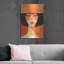 Art mural en métal Latitude Run® «Lady In Orange» par Svetlana Aleynikova-707025632