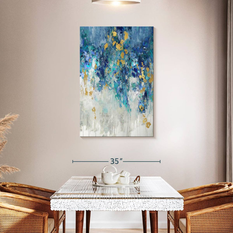 Avery Cascading Blues I, H 45 po x l 30 po