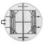 Table ronde pliante Regency Trestle-129907482