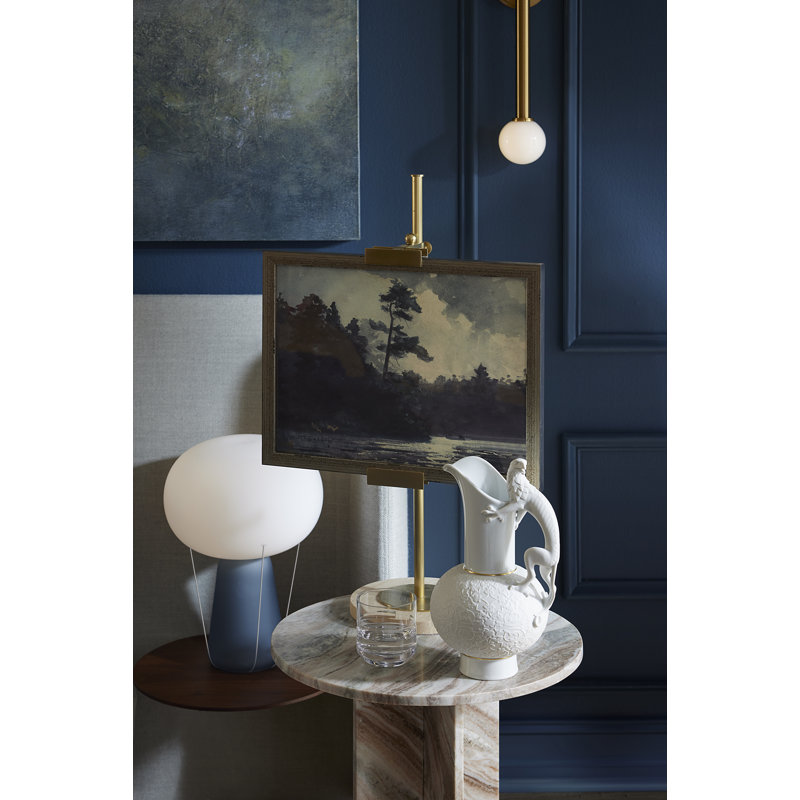 Blow Table Lamp, Opal Blue