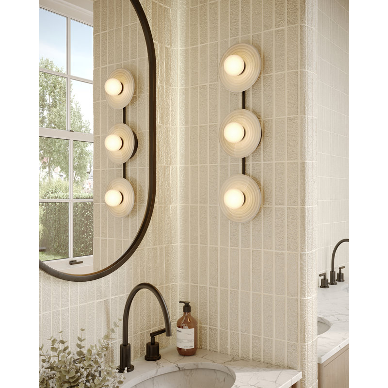 Dahlia 3 - Light Dimmable Vanity Light, Urban Bronze