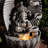 LED Ganesha Cascade Water Fountain