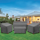 Patio Furniture Set Covers for 4 Piece Outdoor Conversation Set