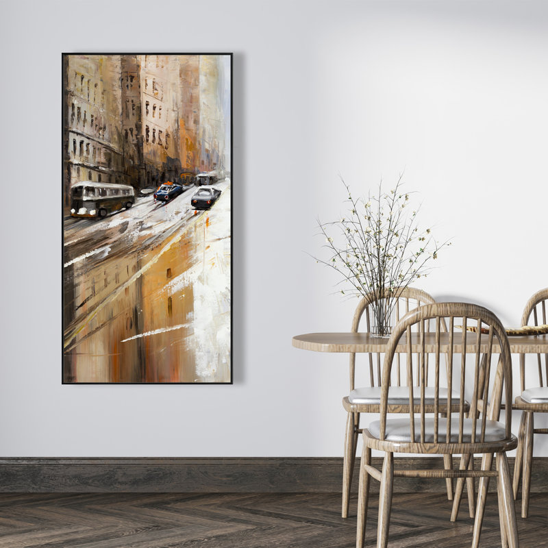 «Abstract City Street», art contemporain sur toile