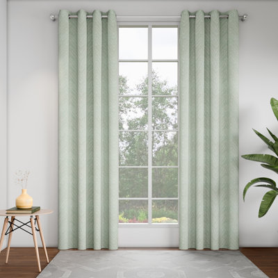 Geometrical 52 x 84 Inch, Door Curtain - Pack of 2 Panels