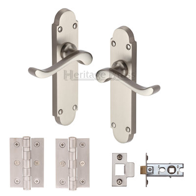 Heritage Brass Savoy Door Handle Kit