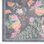 Tapis gris anthracite multicolore de 5 pi x 7 pi Nourison Botanical Washables-716337586-717033551