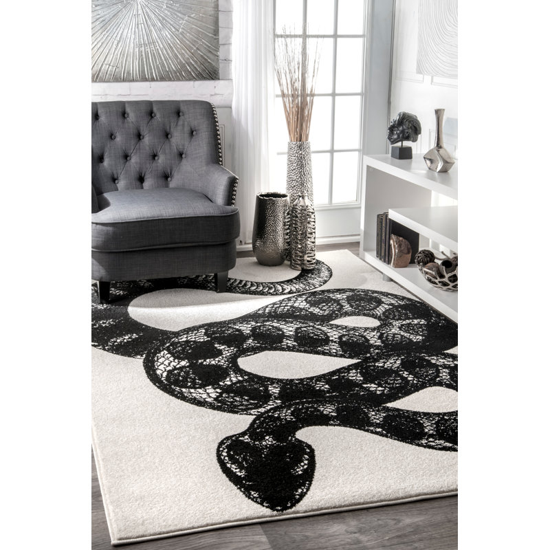 Animal Print Area Rug, Rectangle 274 x 366cm