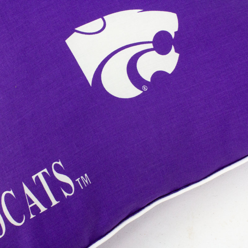 Housse de coussin carré NCAA, Kansas State