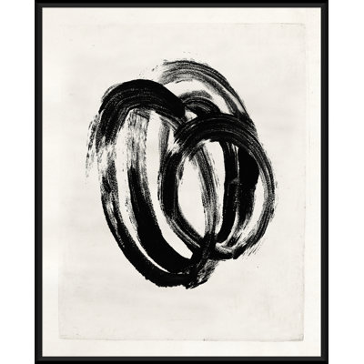 Mid-Century Homage - Peinture encadrée sur papier