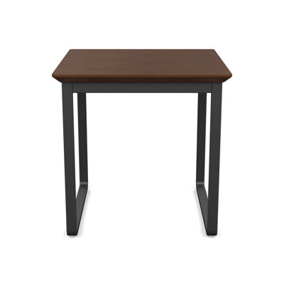 Gansett Waiting Reception End Table Metal Frame 20x20" High Pressure Laminate Top