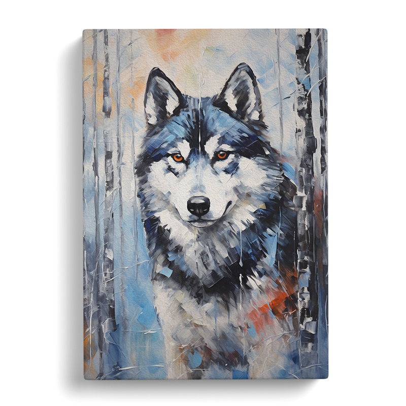 Husky Expressionism - Print, 76cm H x 50cm W x 3cm D