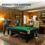 Table de billard 2 en 1 de 1,83 m avec plateau de ping-pong pour salles de jeux familiales, table multi-jeux avec boules de billard, queues, raquettes et plus encore

-134700850