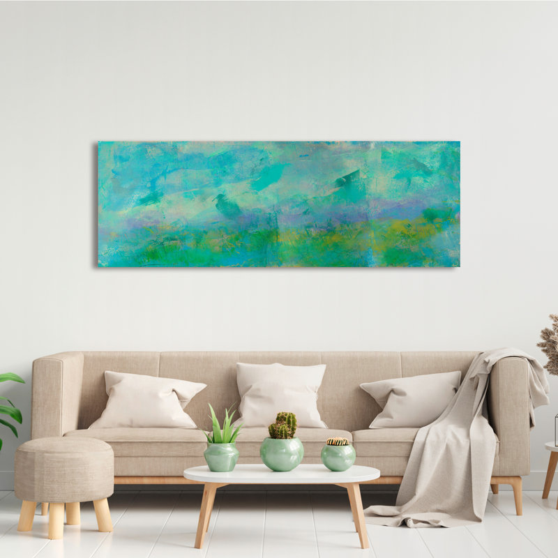 Abstract Aurore by Italo Corrado - Wrapped Canvas Print, 40cm H x 120cm W