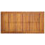Levid Rectangular Acacia Outdoor Dining Table , 110cm cm W 55cm cm D