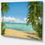Palms at Caribbean Beach - impression d'art graphique-1074222786-1088741605