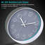 Grande horloge murale silencieuse 16 pouces Jomparis pour bureau de salon