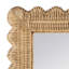 Flora Rattan Scalloped Wall Mirror-1512105732