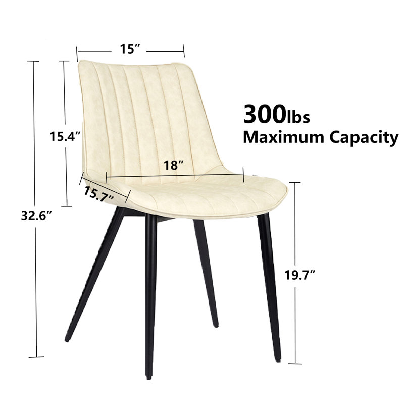 Chaise d'appoint Anacoglu, Beige