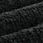1 tapis de salle de bain 100% coton réversible noir 3000 g / m² 17 pi x 24 po - Moelleux supérieur, lavable à la machine, ajout luxueux pour salle de bain à velours moyen, facile d'entretien