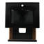 Meuble-lavabo moderne avec lavabo en céramique noire, 2 tiroirs à fermeture en douceur résilient avec lavabo, options de tiroirs robustes-1965796242