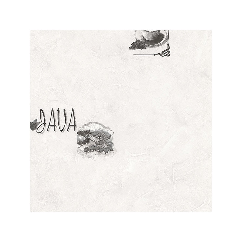 Papier peint java 32,7 'x 20,5 "Jeneka, Argent / gris / gris foncé / noir