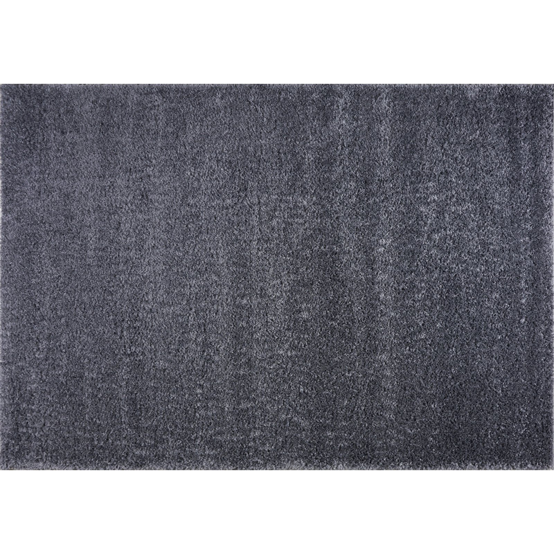 Gris tapis décoratif Caigan, Rectangle 5 pi 2 po x 7 pi 5 po