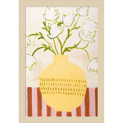 Yellow Vase Print by Design Fabrikken