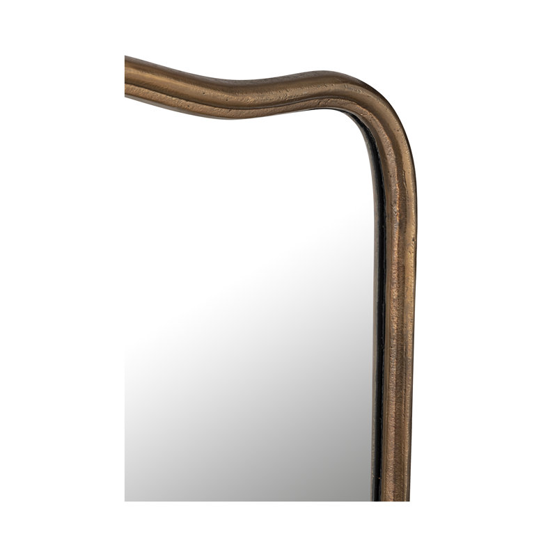 Keyes Rectangle Metal Mirror, Bronze