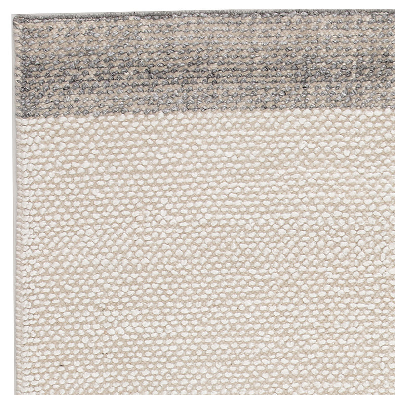 Area Rug in Pewter/Ivory, Rectangle 2' x 3'