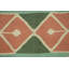 Tapis carré carré en laine Kilim 7 x 7