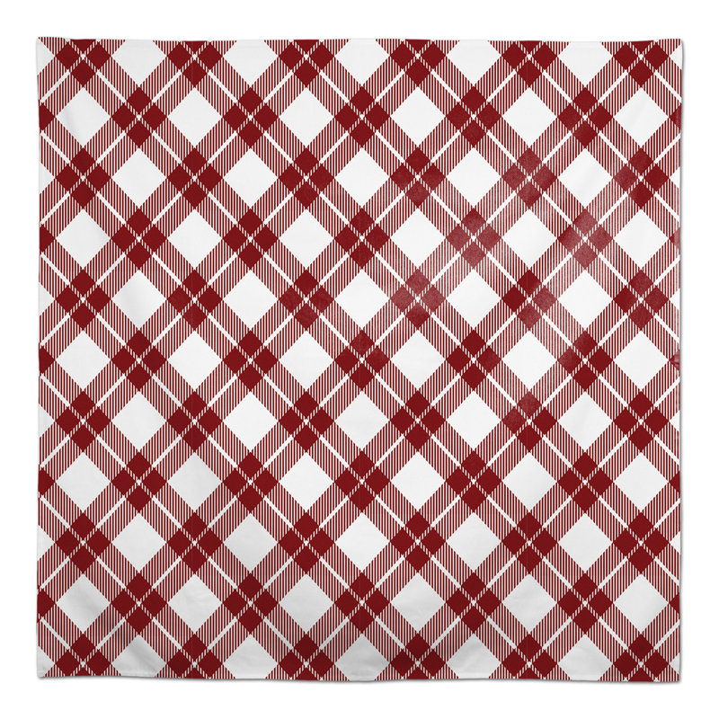 Nappe à carreaux Abdul-Hafiz, Rouge
