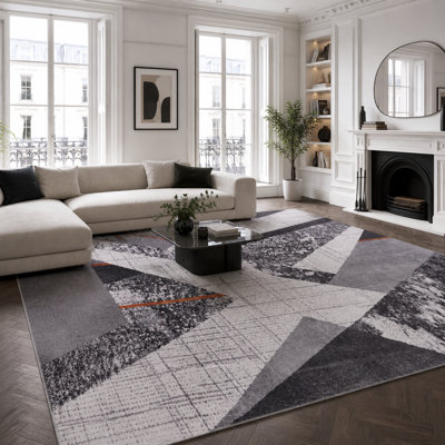 Ombre Cotton and Chenille Flatweave Area Rug