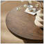 Table basse ronde en bois avec pieds cylindriques 35,98 "-1880162852