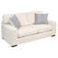 Causeuse en tissu Macklin, crème-134077899